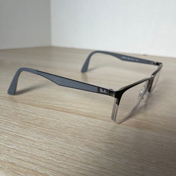 Ray-Ban RB6335 2855 Eyeglasses Grey Frames Only 56-17-145 Excellent Cond! - Picture 8 of 8
